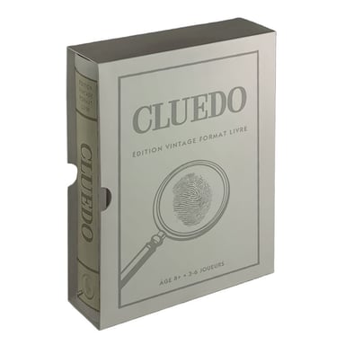 Jeu de société MEGABLEU Monopoly Édition Vintage Format Livre Collector Multicolore