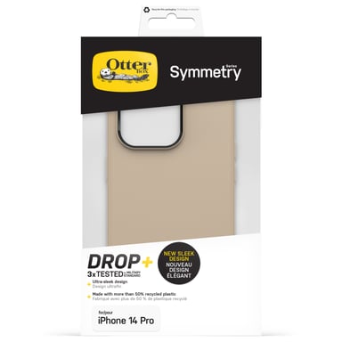 Custodia OtterBox Symmetry per iPhone 14 Pro, protezione anti-caduta, sottile, resiste a 3 volte più cadute rispetto allo standard militare, antimicrobica, non è nemmeno un problema per l'iPhone 14 Pro di Apple.