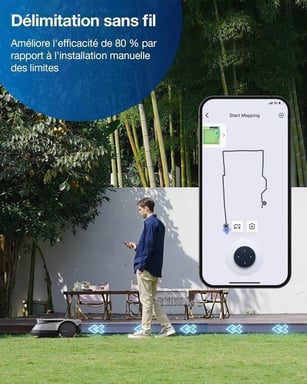 Goat G1-800G - Robot Tagliaerba, Grigio