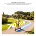 Patinete Eléctrico Ausom K20 VMP, Motor 1100W y Batería 648Wh, Autonomía 70km, Suspensión ShocFree, Bloqueo Inteligente NFC, Patinete Plegable para Adultos