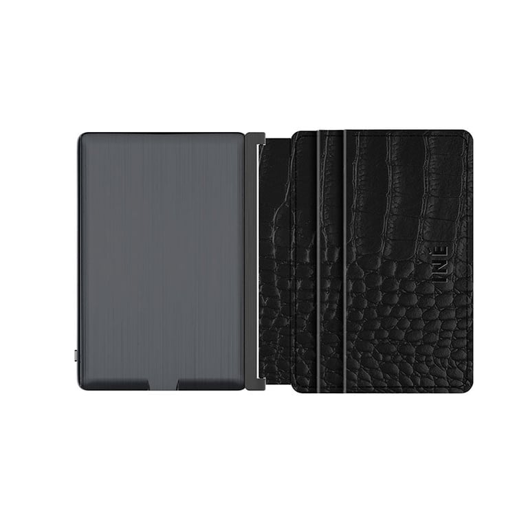 Iné • The Wallet Recycled Leather Alligator Noir