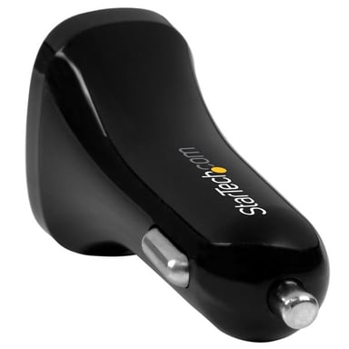 StarTech.com Caricatore da auto USB a 2 porte - Alta potenza (24W/4,8A) - Nero (USB2PCARBKS)