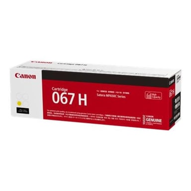 Cartouche de Toner Jaune Canon 067H d'origine
