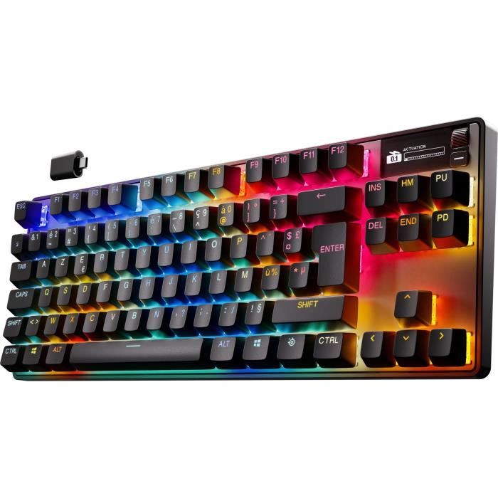 Clavier gamer mécanique sans fil - APEX PRO TKL GEN 3 - Noir - Neuf