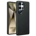 Accezz Coque arrière en cuir avec Magsafe pour Samsung Galaxy S25 Ultra - Onyx Black