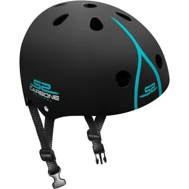 Casco Skate - STAMP - SKIDS CONTROL CARBONE - Talla ajustable - EPS/ABS - Niños