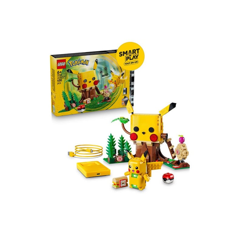 LEGO Pokémon 72164 Set de construction SMART Play™ Pikachu Cabane dentraînement Set Tout en un Dès - vue 1
