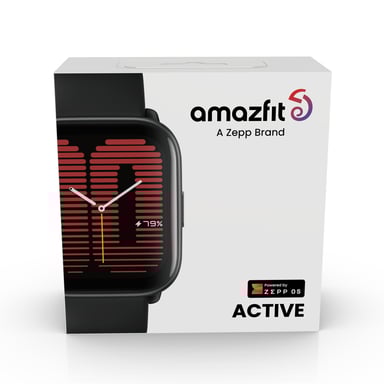 Amazfit Active 4,45 cm (1,75'') AMOLED digitale 390 x 450 pixel Touchscreen Nero GPS (satellitare)