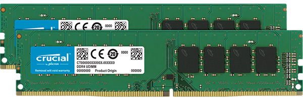 Modulo di memoria Crucial CT2K16G4DFD832A 32 GB 2 x 16 GB DDR4 3200 MHz