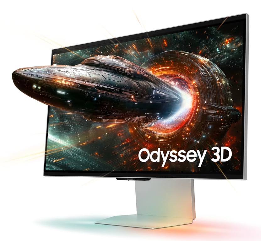 Samsung Écran PC Gaming 27 Odyssey 3D G90XF 4K UHD 165Hz Neuf - vue 1
