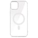 Coque MagSafe en Silicone pour iPhone 12 Pro avec Dos Rigide Transparent