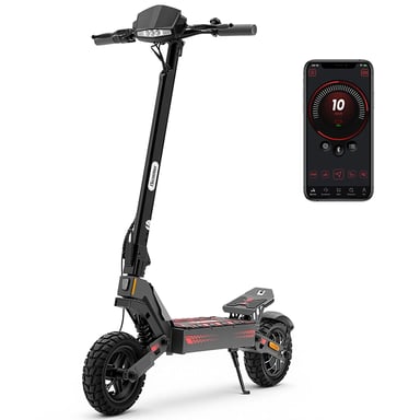 Scooter Eléctrico iF1 | Motor 1200W | Batería 48V 10Ah | Neumáticos de 10 Pulgadas| Velocidad Máx 45 km/h | Autonomía 40-50 km