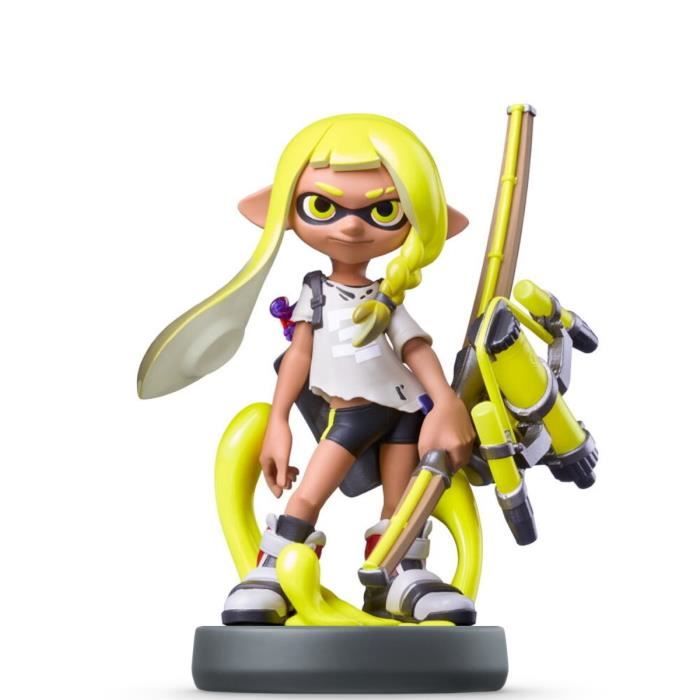 Figurine Amiibo Splatoon Octaling + Inkling + Salmioch Nintendo - vue 6