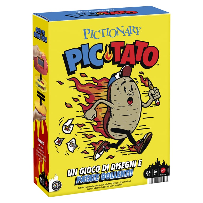 Jeu de Société Mattel Pictionary Pic-Tato – Dessin Multijoueur 8 Ans+ - vue 3
