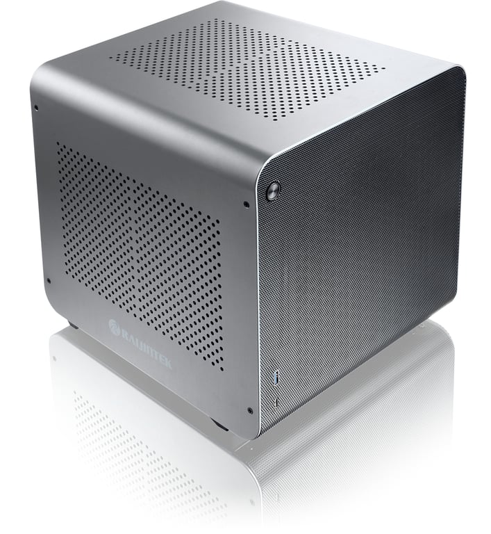 Raijintek METIS EVO AL Mini ITX Gehäuse weiß - vue 3