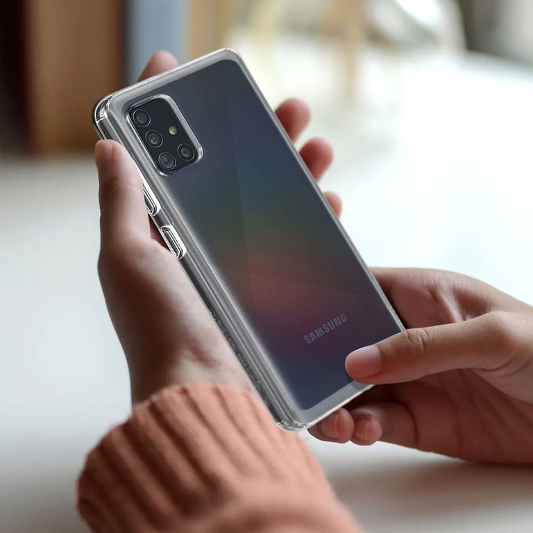 Samsung Coque arrière en silicone pour Galaxy A51 Transparente 8809664562044 - vue 5