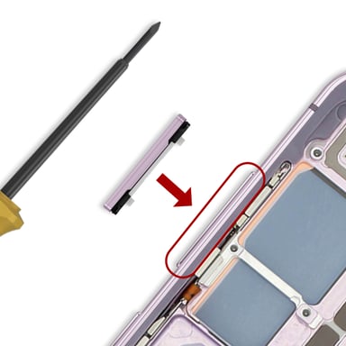 Pulsante Volume Originale per Galaxy S23 / S23 Plus Service Pack