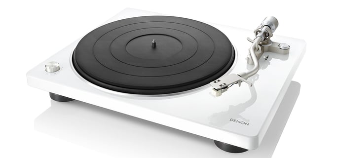 Denon DP-400 Tocadiscos de tracción por correa Blanco Manual
