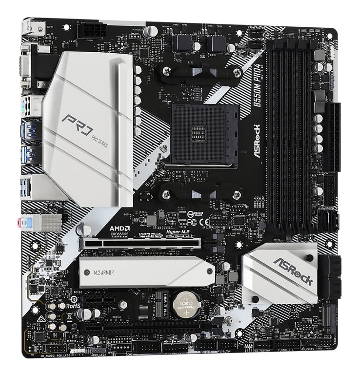 ASRock B550M Pro4 - vue 2