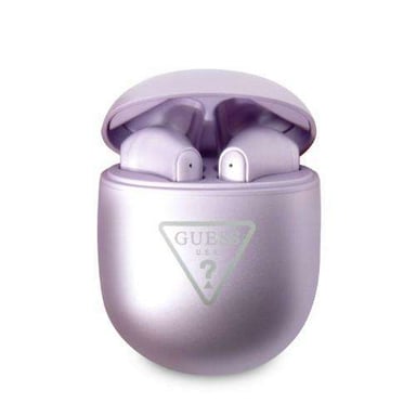 TWS Guess Triangle Logo cuffie wireless viola