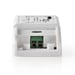 Nedis 2400W SmartLife Wi-Fi Smart Switch Bloque de unión Blanco