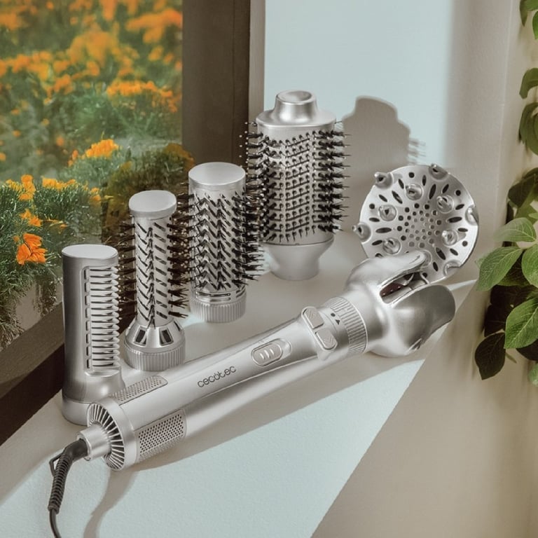 Cecotec Brosse Soufflante Rotative CeramicCare 6in1 Gyro. Sèche cheveux Gyroscope Rotatif 6 Têtes Interchangeables - vue 4