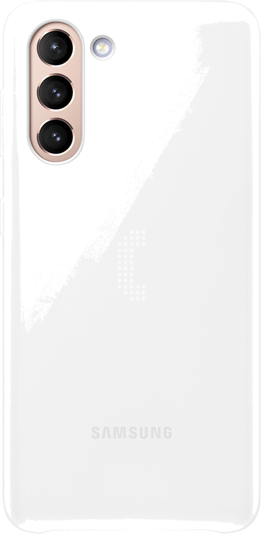 Coque avec affichage LED Blanc pour Samsung G S21 5G Samsung