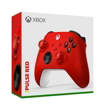 Mando Inalámbrico Xbox Series Nueva Generación - Voltio Eléctrico - Amarillo - Xbox Series / Xbox One / PC Windows 10 - Rojo