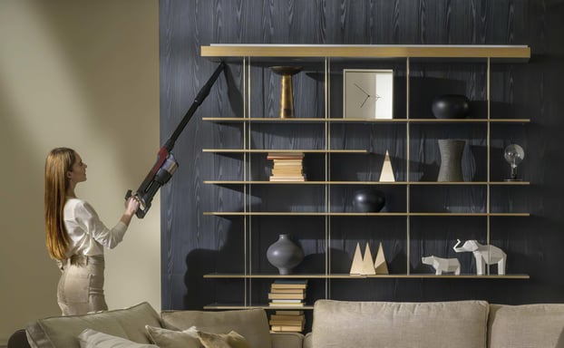 Hoover HF201H 011 Aspiradora escoba Batería Secar EPA Sin bolsa 1 L 195 W Magenta 2,5 Ah