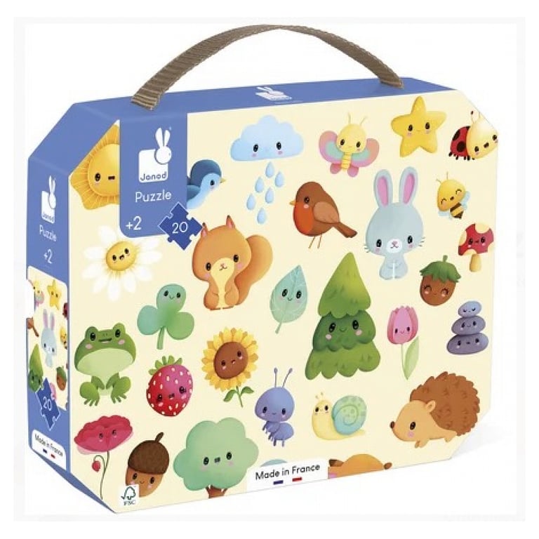 Puzzle 20 pièces : Les Compagnons du Jardin Juratoys Janod - vue 8