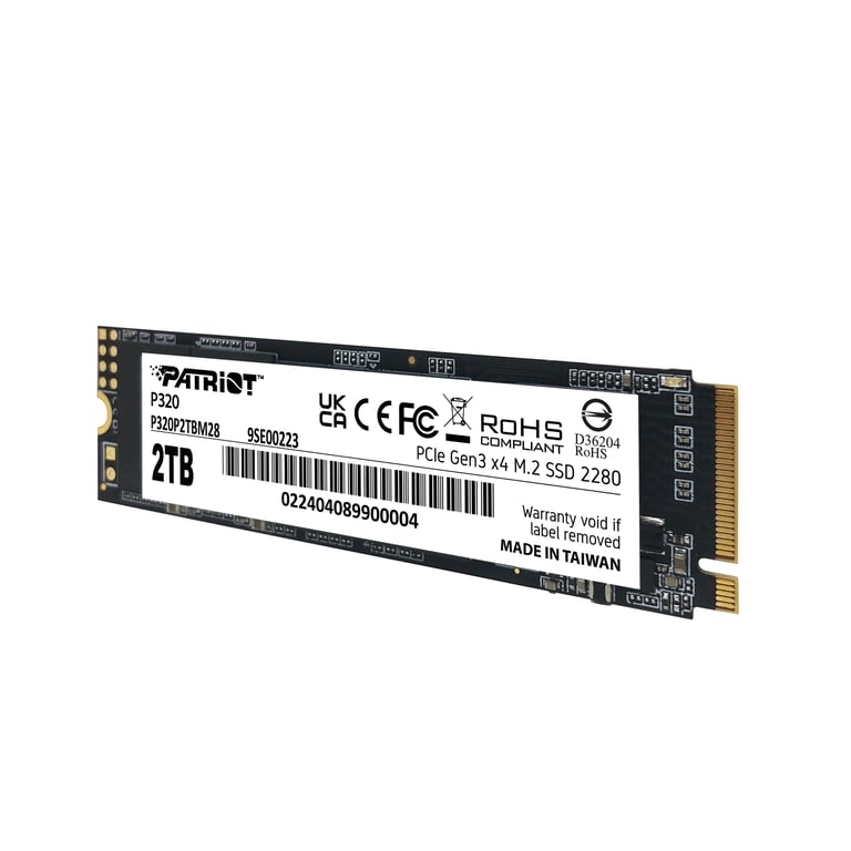 Patriot Memory P320 .2 PCI Express 3.0 NVMe Neuf - vue 2