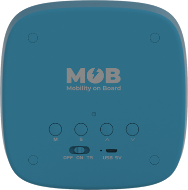 Réveil avec veilleuse Billy Clock Navy MOB