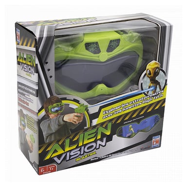 Juego interactivo Alien Vision con máscara y pistola 3D