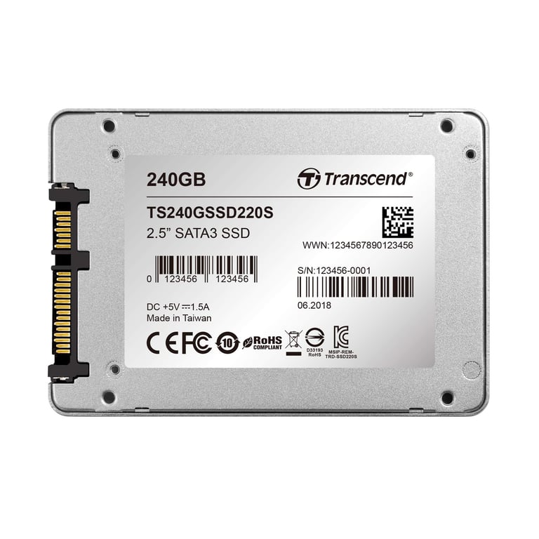 TRANSCEND SSD220S 240 GB Neuf - vue 2