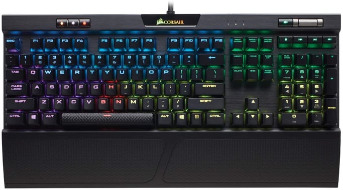 Corsair K70 RGB PRO clavier Gaming USB AZERTY Belge Noir