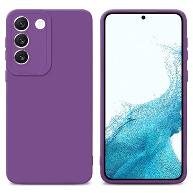 Coque pour Samsung Galaxy S22 en FLUID VIOLET MAT Housse de protection Étui en silicone TPU flexible