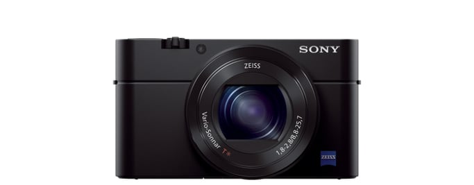 Sony Cyber-shot DSC-RX100M3 Cámara compacta negra con visor electrónico y sensor CMOS apilado de 20,1 megapíxeles