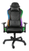 DELTACO GAMING - Fauteuil gaming RGB LED 332 modes, Cuir PU noir, max 120kg