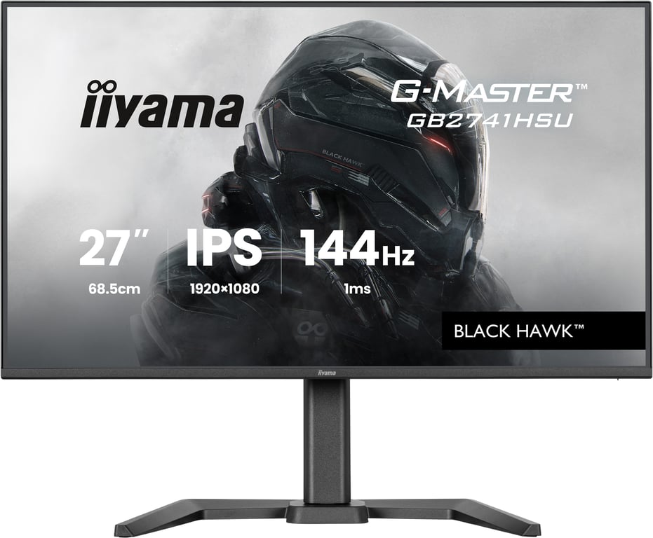 iiyama G-MASTER GB2741HSU-B1 écran plat de PC 68,6 cm (27 ) 1920 x 1080 pixels Full HD LED Noir - Neuf