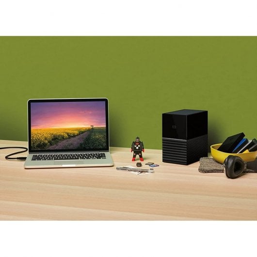 Western Digital My Book Duo boîtier de disques 16 To Bureau Noir - Neuf