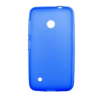 Coque silicone unie compatible Givré Bleu Nokia Lumia 530