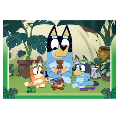 Bluey Juego de puzzles de 2x24 piezas para niños