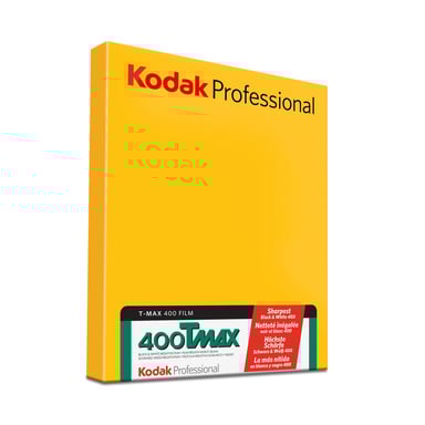Kodak T-MAX 400 – Film Noir et Blanc 4x5, ISO 400, Grain Ultra Fin, 10 Feuilles