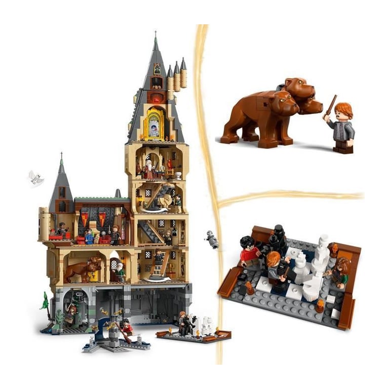 LEGO Harry Potter 76454 Le Château de Poudlard : la Tour Principale - vue 4