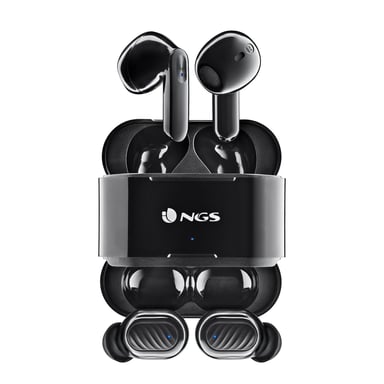 NGS ARTICA DUO Casque Sans fil Ecouteurs Appels/Musique Bluetooth Noir