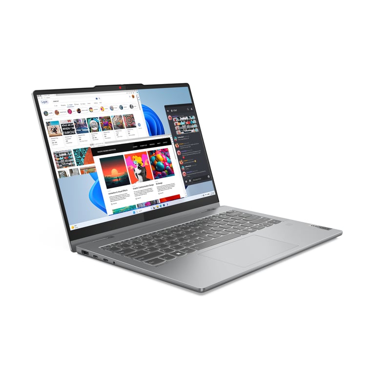 Lenovo IdeaPad 5 2 in 1 14IRH9 Intel® Core™ i7 i7 Hybride 2 en 1 35 6 cm 14 Écran tactile WUXGA LPDDR5x SDRAM SSD Wi Fi 6 802.11ax Windows 11 Home Allemand Neuf - vue 2
