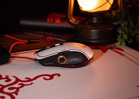 Lexip Initiate Bundle ratón Juego mano derecha USB tipo A Óptico 12000 DPI