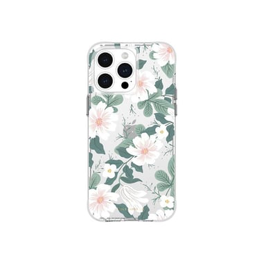 Coque pour Apple iPhone 15 Pro Max MagSafe Imprimé Floral Willow Vert