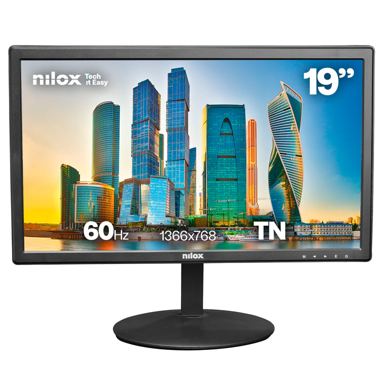 Nilox NXM19FHD11 écran plat de PC 47 cm 18.5 1366 x 768 pixels HD LED Neuf - vue 2