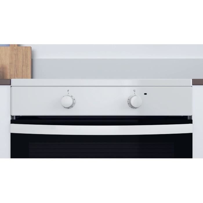 Cuisiniere a induction INDESIT IS67IQ5KCWE 3 foyers 60 cm - vue 6